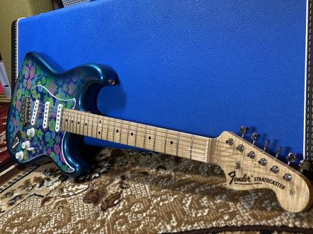 1968 Fender Stratocaster Blue Floral