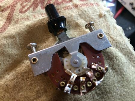 1972 FENDER TELE 3 Way & 1950 Bake Lite Tip