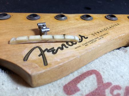 1962 Original Fender Strat Neck PRE CBS Nut