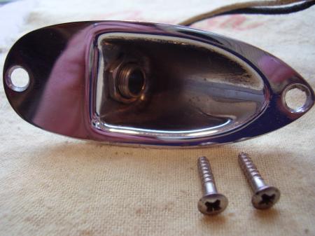 1955 8/55 ORIG FENDER STRAT OUTPUT JACK, AND SCREWS