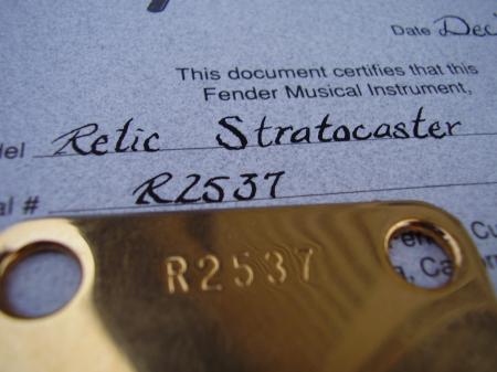 1957 Cunetto Mary Kaye Neck Plate & COA Dec 1996