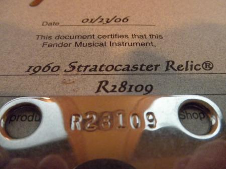 1960 USA C-SHOP RELIC COA & PLATE