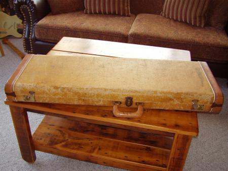 1956 ORIG TWEED FENDER STRATOCASTER CASE