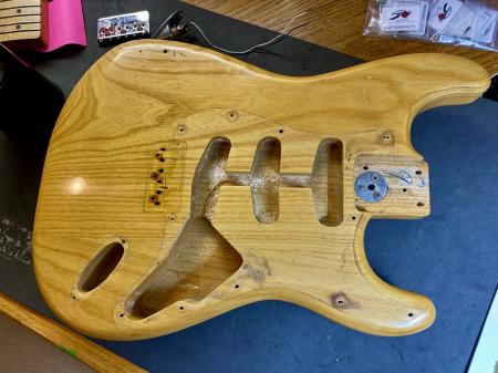 1974 Fender Stratocaster Body ORIGINAL FINISH