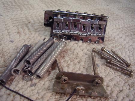 1971 ORIG FENDER STRAT BRIDGE CLEAN SHAPE