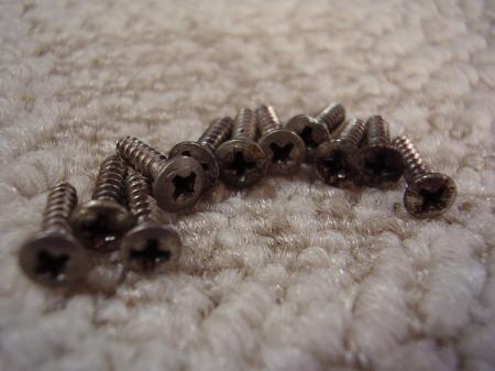 1971 STRAT PICKGUARD ORIG SCREWS