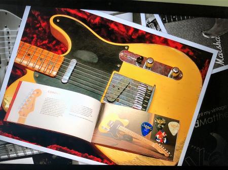1952 FENDER CUSTOM SHOP RELIC TELECASTER With Upgrades