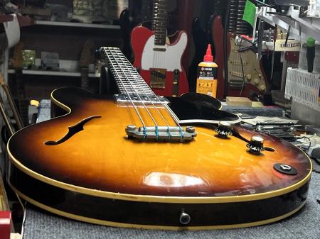 1958 Gibson EB-2 Bass With Brown Lifton Case