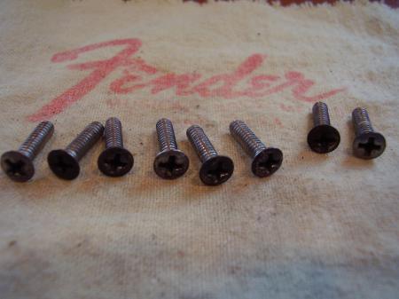 1960 4-60 ORIG FENDER STRATOCASTER PICKUP (6) & 3 WAY (2) SWITCH SCREWS
