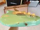 1960 Surf Green Heavy Relic 2011 Fender Strat 9.5 example
