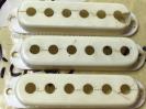 1974 Orig Fender Strat Pickup Covers Reliced To Be Like 1950s example