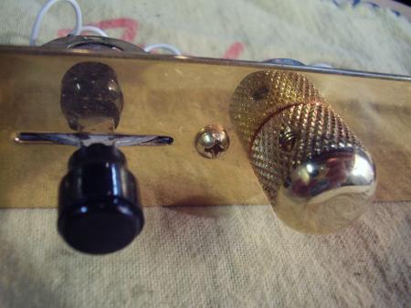 Early Fender Custom Shop Telecaster Control Assembly