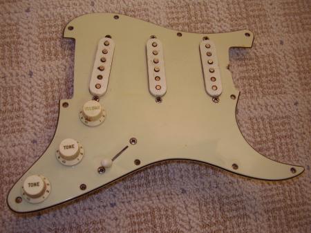 1959 Orig Fender Stratocaster Slaboard Pre CBS  Pickup Assembly