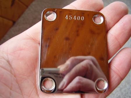 1959, 1960 MINT MINT MINT FENDER STRAT NECK PLATE