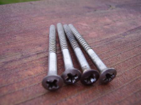 1956 ORIG NECK PLATE SCREWS FENDER STRAT