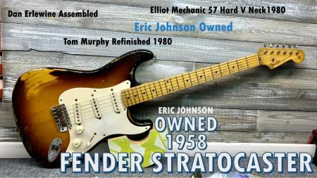 1958 Eric Johnson Owned Fender Strat Restored By Murphy Erlewine Elliott Mechanic