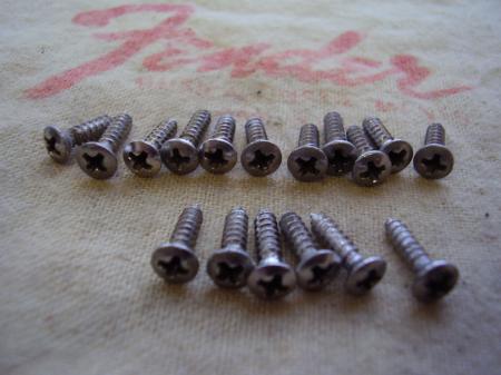 1959 12/59 ORIG SLABOARD PICKGUARD BACK COVER SCREWS