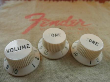 1975 ORIG VOL & TONE KNOBS FENDER STRAT