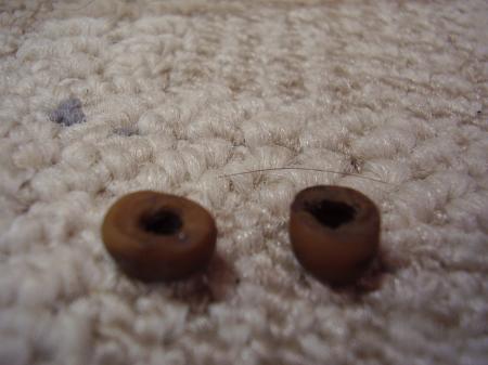 1957 ORIG RUBBER PICKUP SPACERS A