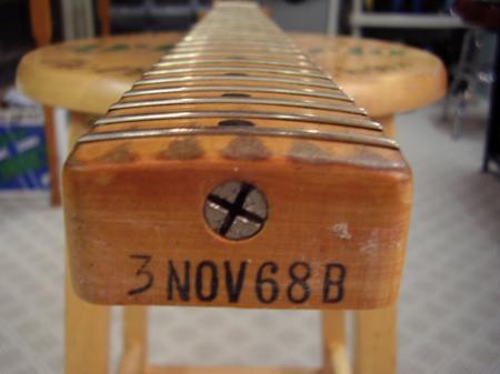 1968 Maple Cap Orig Fender Telecaster Neck