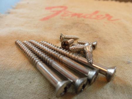 1959 Fender Duo Sonic Neck Plate Screws