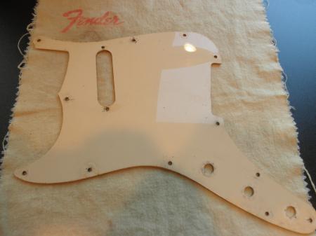 1959 ORIG FENDER MUSIC MASTER PICKGUARD & SHIELD