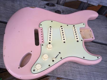 1961 Shell Pink RARE Fender Custom Shop Relic Body