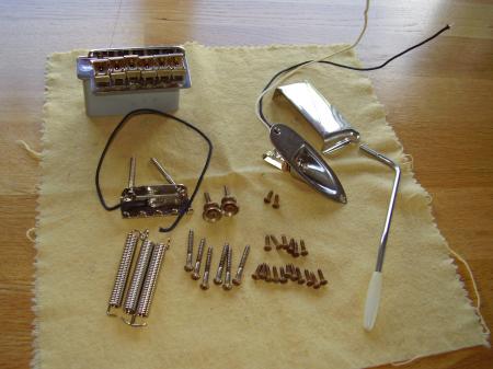 1960 SUPER RELIC RELIC SUPER FENDER CUSTOM SHOP BRIDGE AND HARDWARE