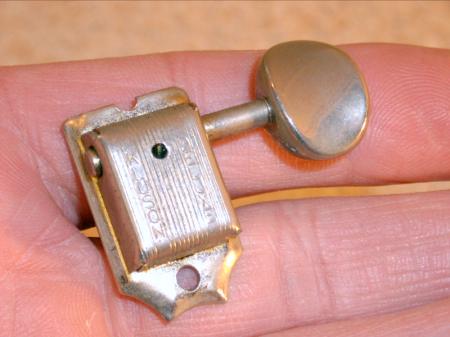 1964 Fender Strat Low E Tuner, Double Line Kluson