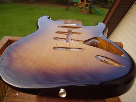 1954 Master Built Custom Shop Fender Strat Body and COA and Bakelite Trem cover