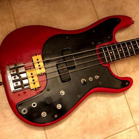 1959 Pre CBS Fender Precision Bass Dakoted Red Body