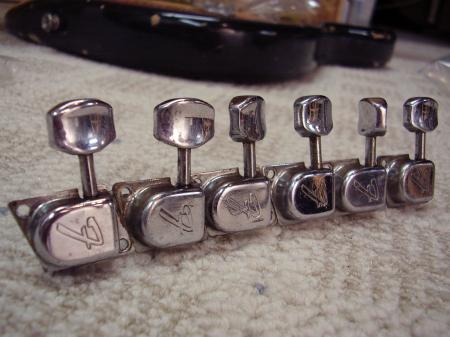 1968 Orig Left Handed Fender Stratocaster Tuners