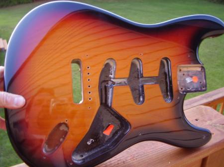 1997 SRV USA FENDER STRATOCASTER VINTAGE STRAT BODY