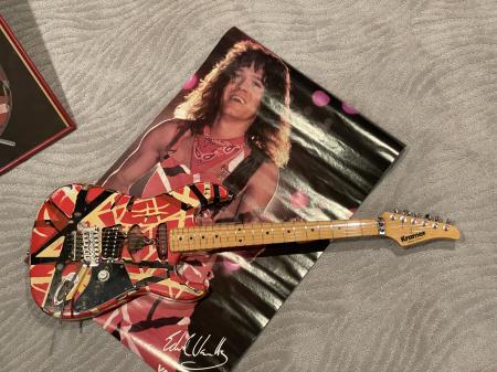 1980 KRAMER Eddie Van Halen Frankenstein Heavy Relic In Nitro