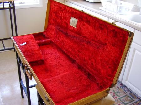 1956 ORIG TWEED FENDER STRAT CASE