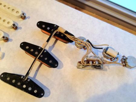 1958 Fender Stratocaster Pickups Pots 3 Way