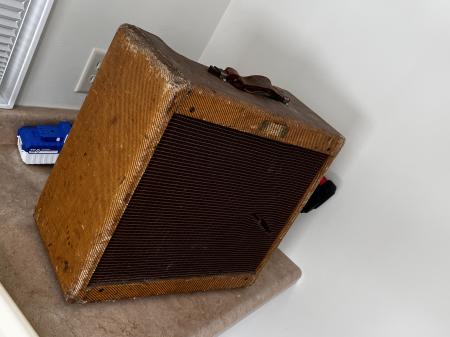 Danny Gatton Owned Used Recorded With 1957 Fender Tweed Princeton 5F2-A Shell Cabinet
