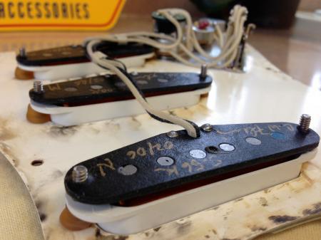 1965 Materbuilt Fender Custom Shop Strat Pickups Pots & Switch 