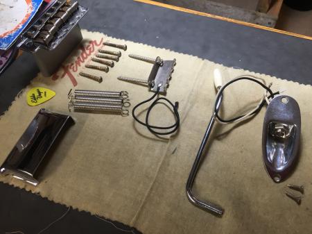 1961 RORY GALLAGHER 2016 FENDER CUSTOM SHOP VINTAGE STRATOCASTER PAT PEND BRIDGE & MORE