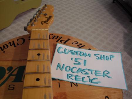1951 Nocaster C-shop Relic Tele Neck FAT PHAT PROFILE