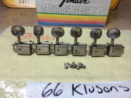  1966 Original Fender Strat Tele Tuners