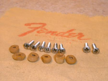 1959 ORIG FENDER VINTAGE STRATOCASTER PICKUP SCREWS