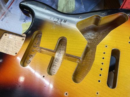 1964 LTD Fender Custom Shop Relic Stratocaster Body
