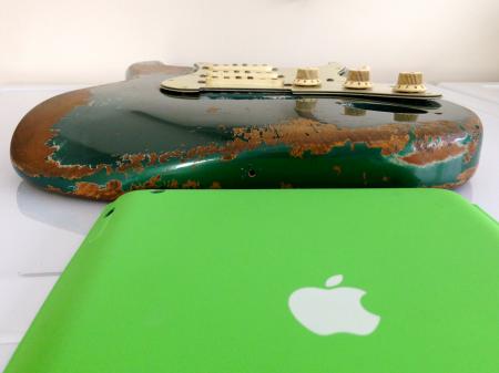 1962 Eddie Vegas Fender Made Custom Shop Sherwood Green Metallic STRAT Body