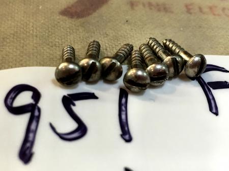 1951 Fender Black Guard Tele 7 Tuner Screws 
