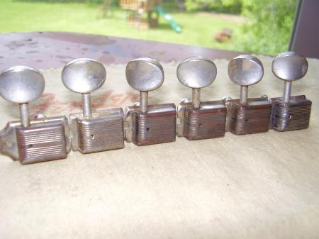 1954 Orig No Line Kluson Fender Strat Tuners