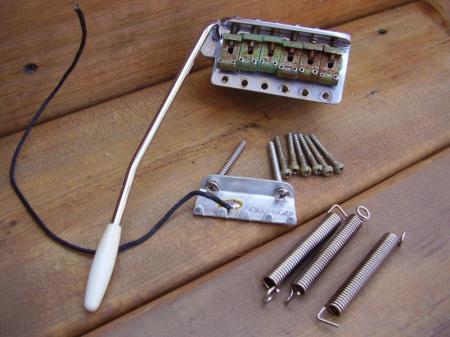 1960  CUNETTO  FENDER HEAVY RELIC  STRAT BRIDGE With ARM