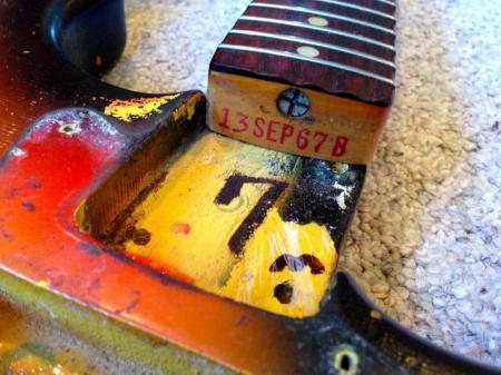 1967 Fender Stratocaster Neck SRV MoJo