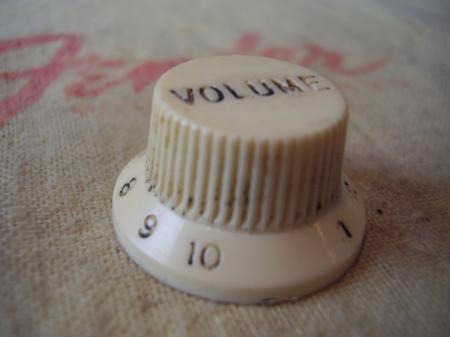 1959 2-59 Orig Fender Strat Vol Knob