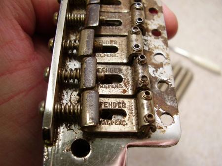 1959 JAN FENDER STRAT BRIDGE